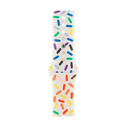 Apple 45mm Pride Edition SportÿBand Band for Apple Watch 42/44/45/49 mm, Size M/L, Pride Edition